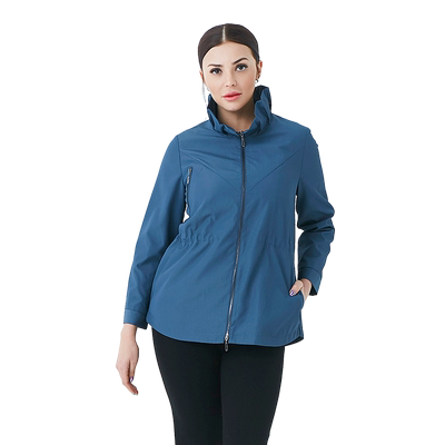 玫而美品牌线下同款时尚简约风衣