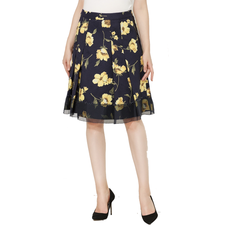 玫而美大气减龄网纱拼接半身裙
