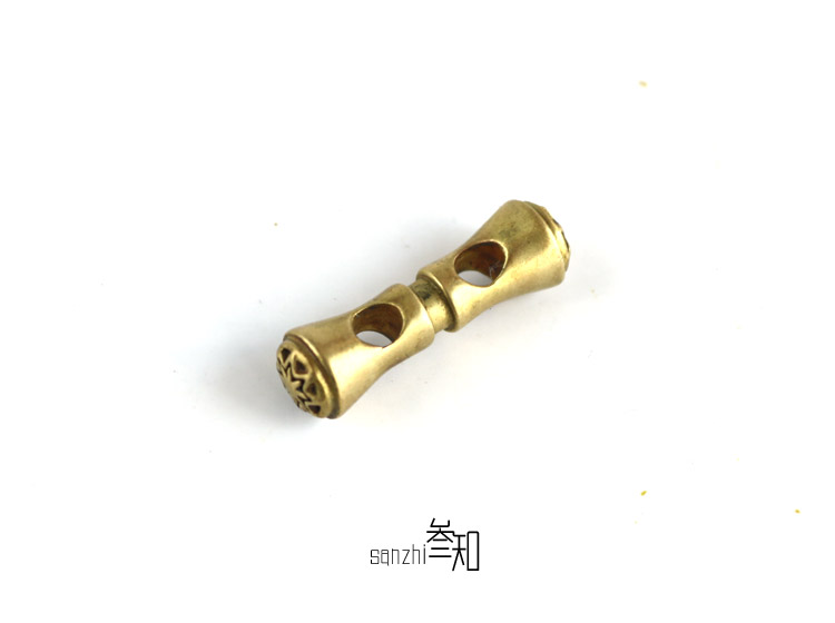 diy情侣配饰黄铜吊坠项链伞绳