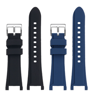 适配雷诺双子星凹口系列硅胶手表带8840119/8840129替换表链男25