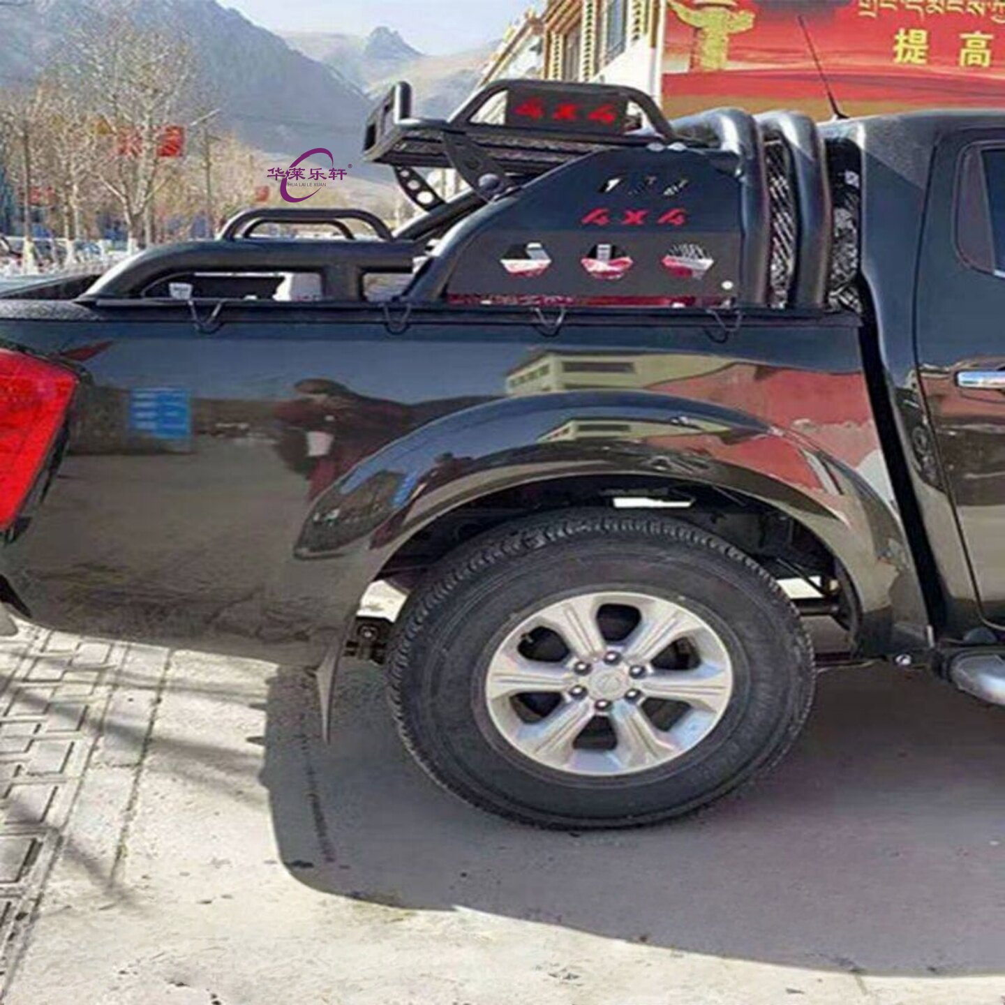 适用新长城金刚炮风骏57皮卡汽车改装件加厚碳钢免打孔专用龙门架