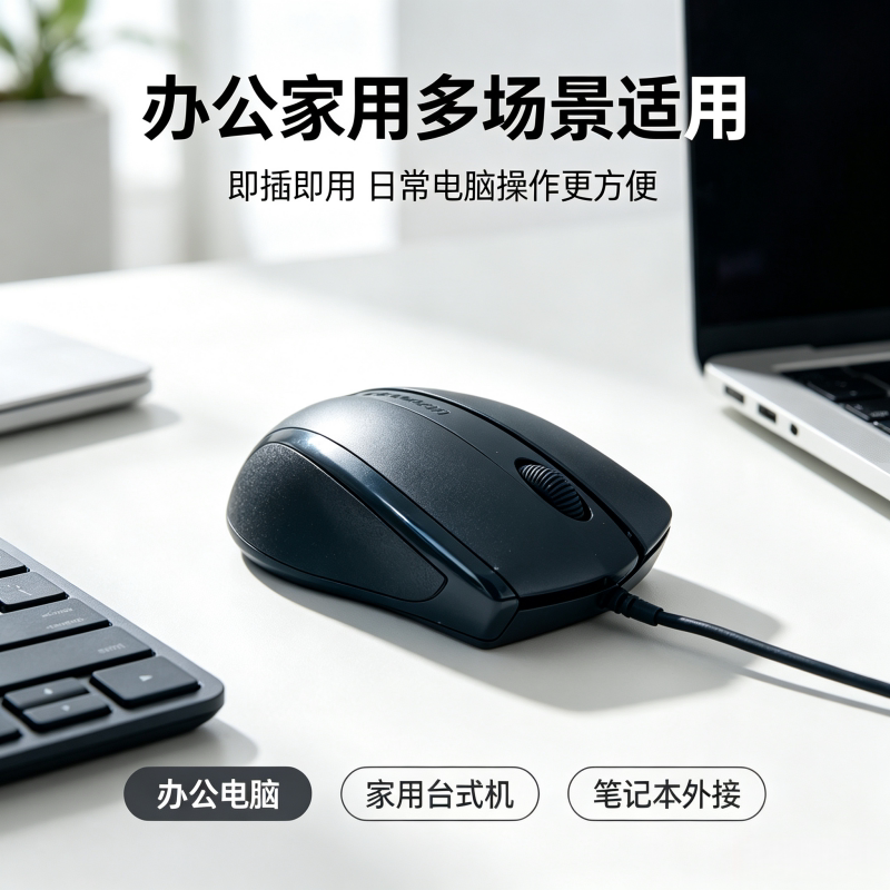 同行专享价力胜 DL-001A有线光学游戏鼠标 办公USB笔记本电脑网吧