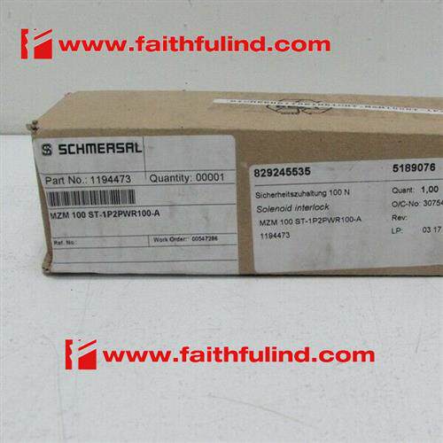 议价Schmersal 101194473 施迈赛全新安全开关 MZM100ST-1P2PWR10