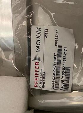 议价PFEIFFER 角阀 EVB160PA 26444-QA41-CKU1/66217 310VEP160-0