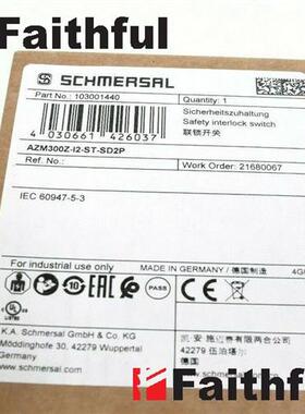 议价Schmersal 103001440 施迈赛全新安全开关 AZM300Z-I2-ST-SD2