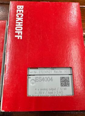 议价BECKHOFF/模块  ES4004  全新原装正品 议价销售
