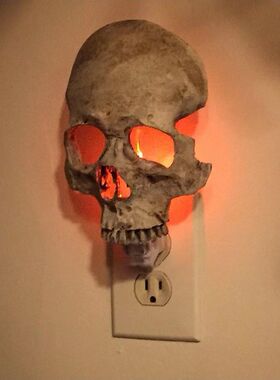 跨境新品骷颅小夜灯 骷髅氛围调节灯Skull Night Lamp 装饰派对