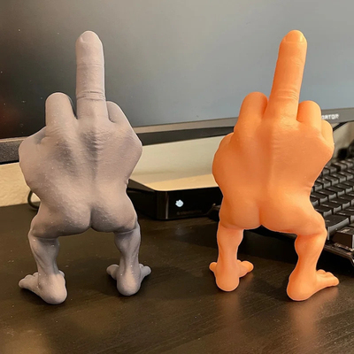 新品Middle Finger Figure With Legs搞笑办公桌配件插科打诨礼物
