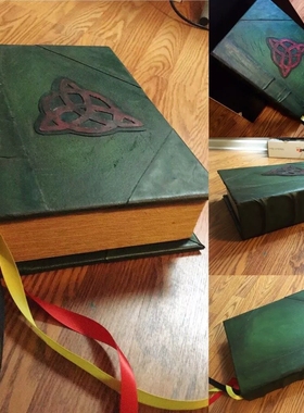 影子之书Charmed Book Of Shadows绿皮暗影魔法书复制本跨境爆品