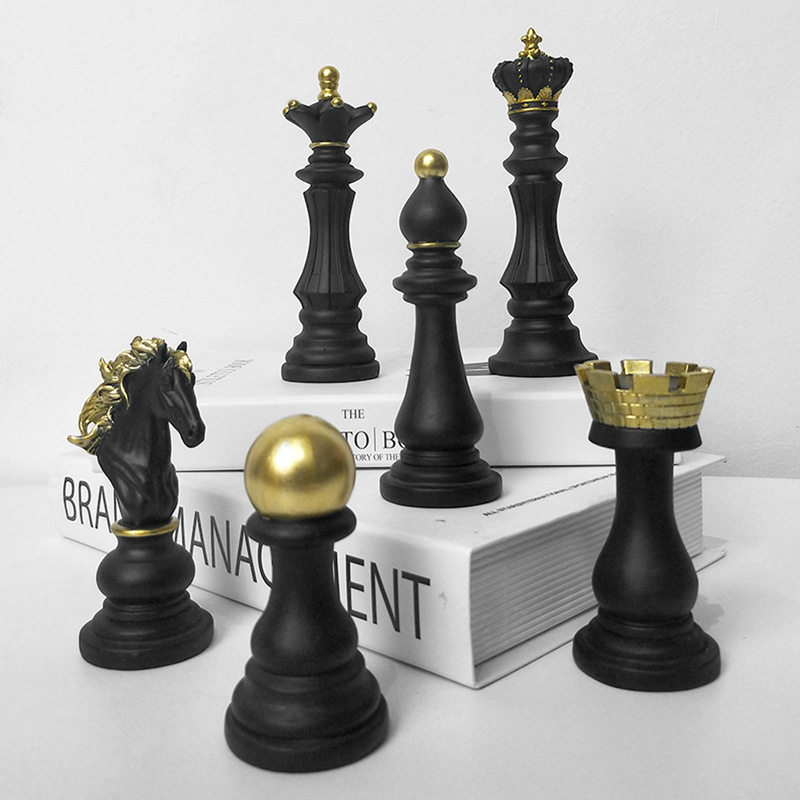 仿真国际象棋欧美式家居摆件