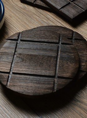 实木轻奢耐高温木托摆件