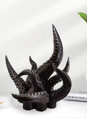 哥特风格克鲁苏触手树脂摆件DIY手工炫酷摆件暗黑系二次元立牌