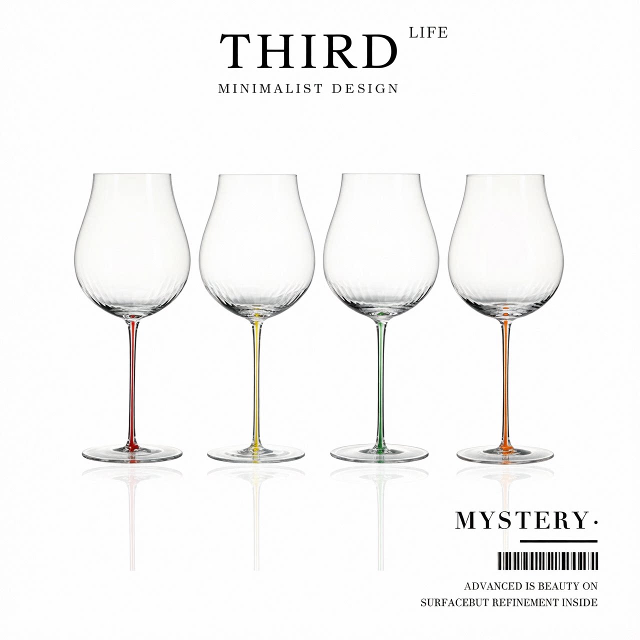 Life's·Mystery·无铅水晶玻璃收腰酒杯红酒杯高端轻奢酒具|奥秘