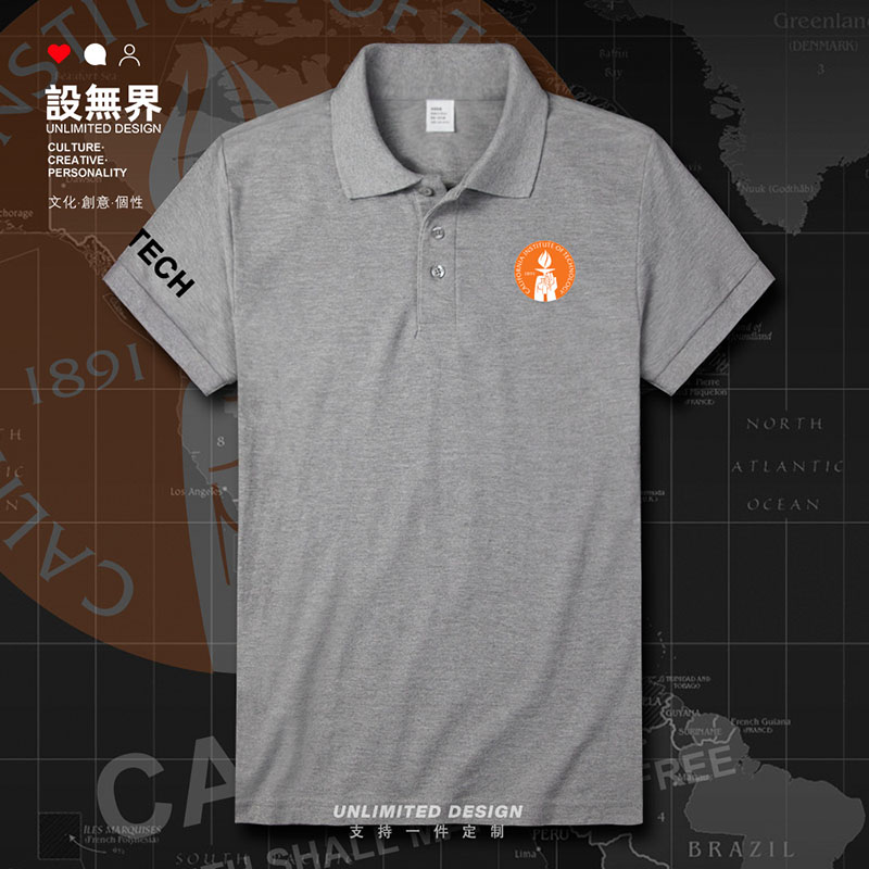 加州理工学院翻领衫男女CaltPOLO