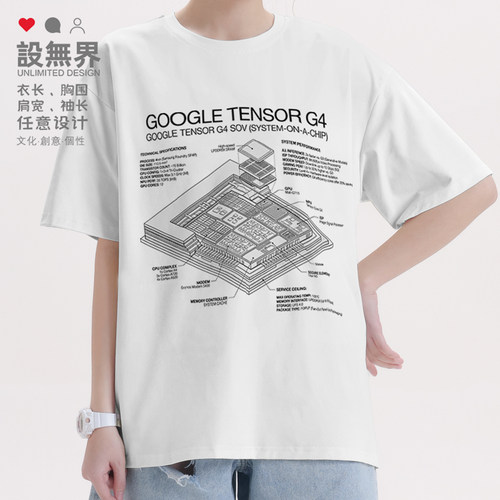 谷歌TensorG4工艺芯片AI处理T恤
