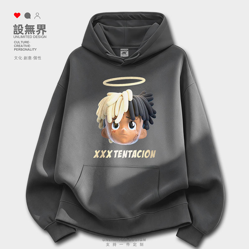 XXXtentacion欧美嘻哈日系卡卫衣图片