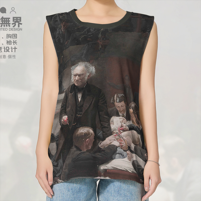 世界名画大宫女查理一世三面像格罗斯诊所速干背心男女装设 无界