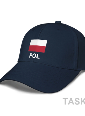 波兰Poland国家队运动棒球帽遮阳帽帽子男女防晒鸭舌帽夏设 无界