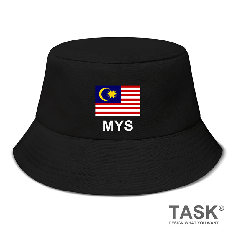 马来西亚malaysia大马国家帽子渔夫帽男女防晒运动太阳帽设 无界