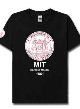 麻省理工学院MIT学生毕业短袖T恤