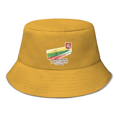 立陶宛Lithuania国旗标志渔夫帽男女帽子户外夏太阳帽0010设 无界