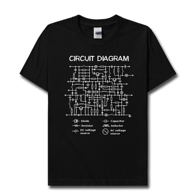 电路图circuitdiagram短袖T恤
