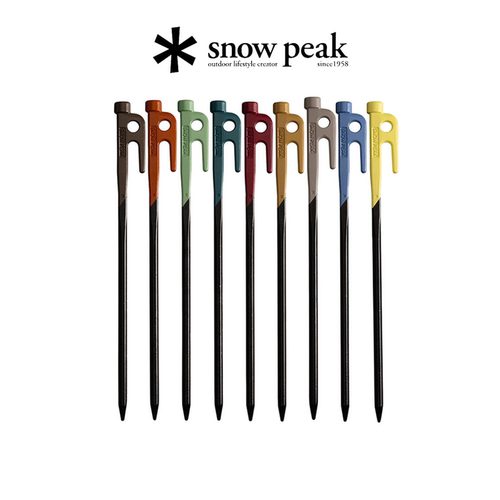 snowpeak雪峰地钉户外露营帐篷天幕营地钉子30/40/50cm R-103/104