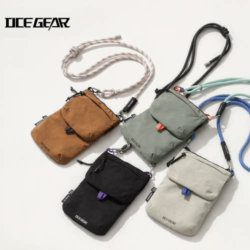 OCE GEAR磁吸翻盖小挎包户外轻量防水单肩包RFID防盗刷手机卡包