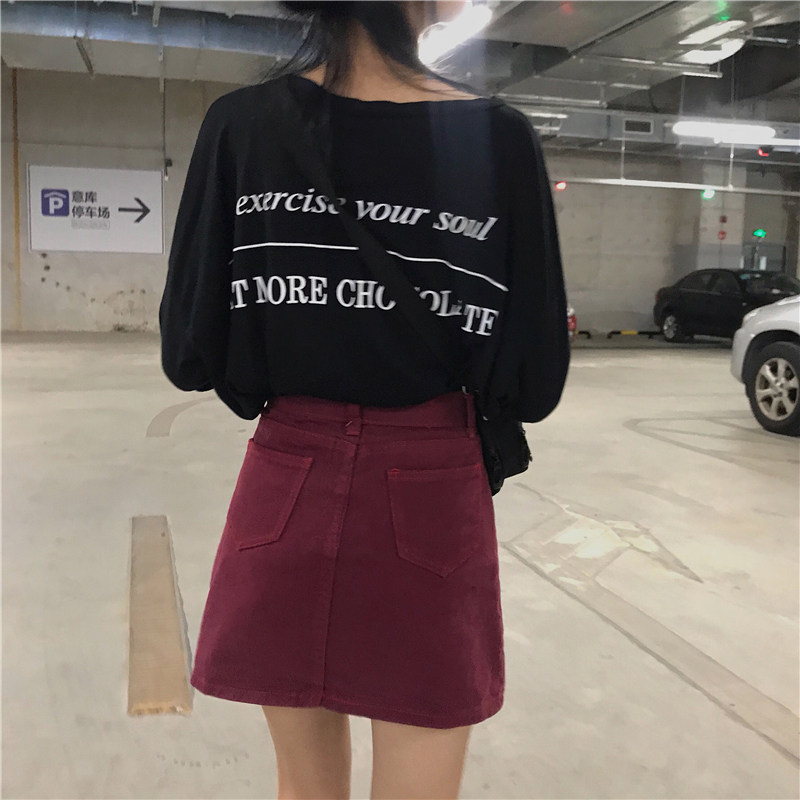 复古高腰半身裙女2019夏季新款韩版显瘦百搭修身包臀a字牛仔短裙|ruв категории Женская одежда, юбка - от Buy2taobao.com для оказания профессиональной услуги покупки агента Taobao