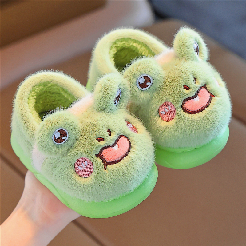儿童卡通可爱小宝宝棉拖鞋