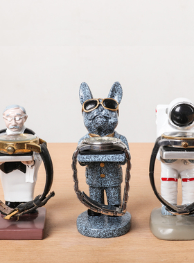 手表架托创意motif老爷爷手表架 宇航员太空人收纳台展示支架家用