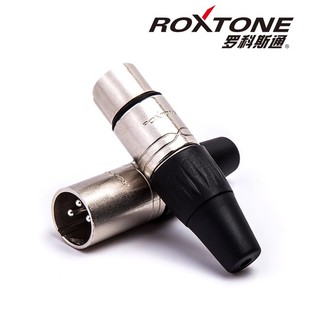 ROXTONE卡侬公母插头大三芯卡侬母插头音频平衡XLR调音台连接插头