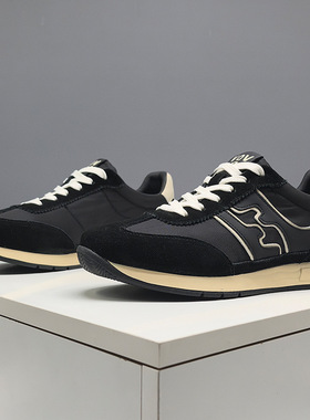 男士春夏透气休闲鞋真皮百搭欧洲站男鞋高端男生运动鞋小众潮鞋男