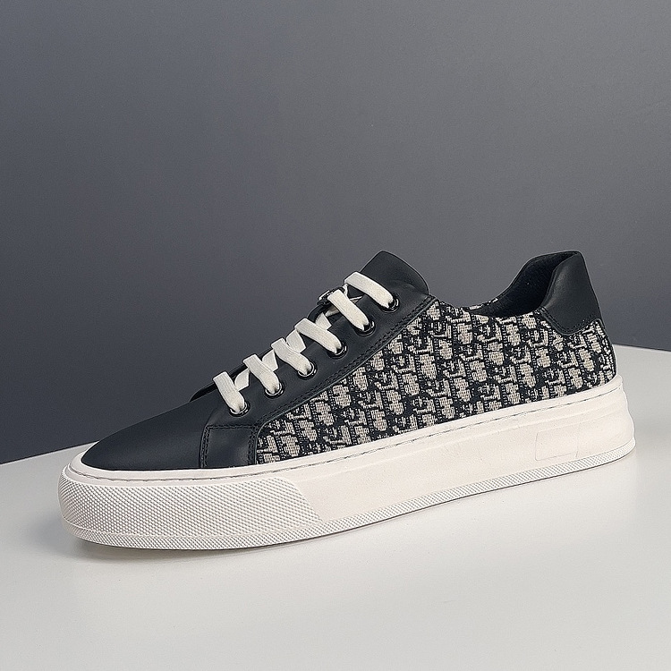 男款潮流百搭欧洲站男鞋真皮板鞋透气布鞋男士轻奢一脚蹬休闲鞋子