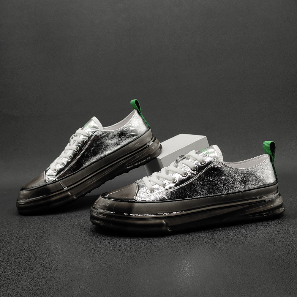 男士网红淋胶男鞋厚底男生板鞋男款潮鞋欧洲站男鞋真皮男生休闲鞋,流行男鞋,休闲板鞋,淘宝优惠券,粉丝福利购,淘宝优惠卷