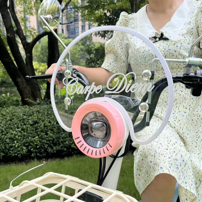 电动自行车前挡风彩色时尚装饰板