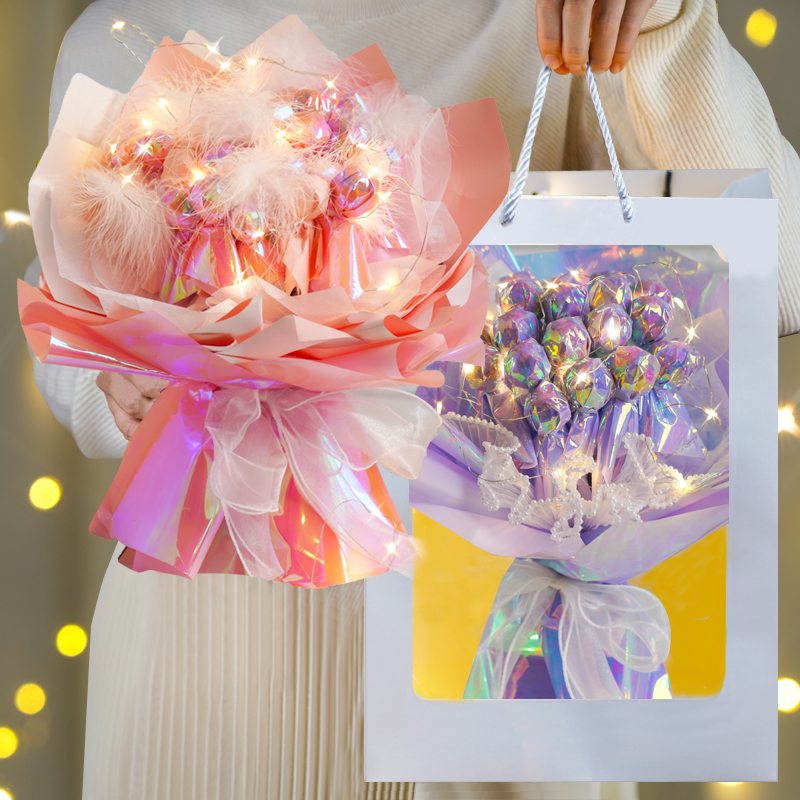 棒棒糖花束生日礼物送女生六一儿童节仪式感毕业送闺蜜女友情人节