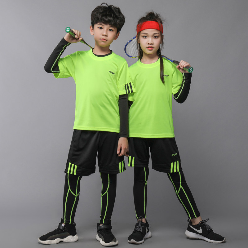 2026新儿童紧身衣套装男篮球健身套装