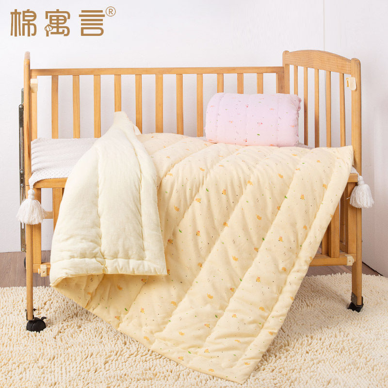 棉寓言纯手工棉花小被子幼儿园儿童午休盖被婴儿抱被加厚纯棉褥子