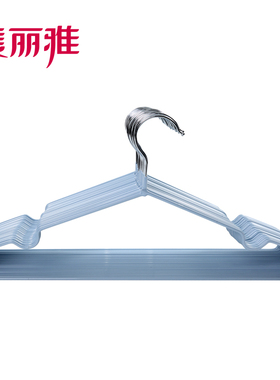 美丽雅精致生活馆A.76952经济装 侵塑防滑衣架30支入39.5CM 蓝色