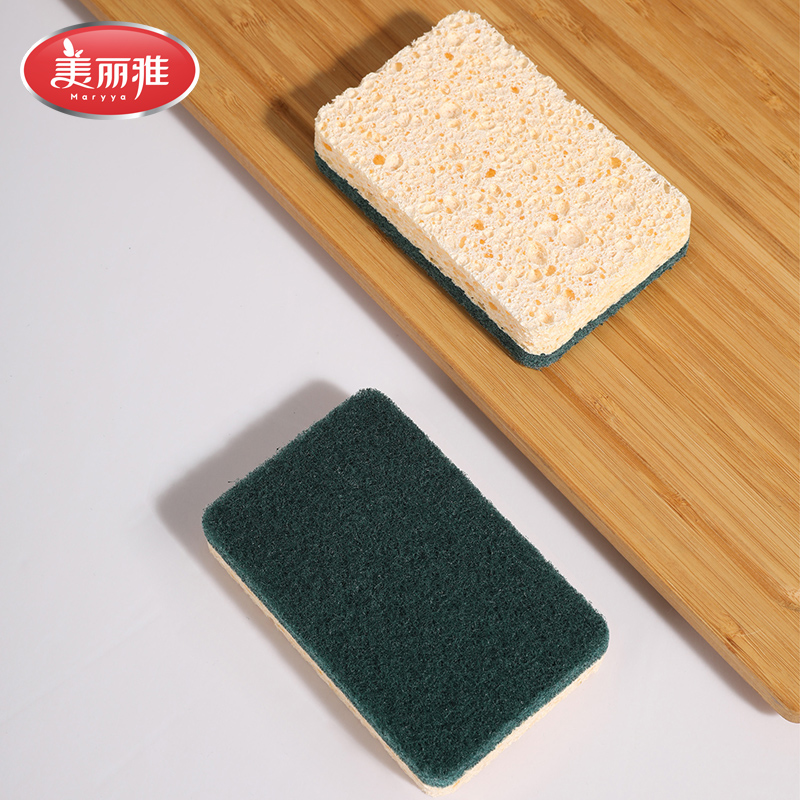 美丽雅木浆棉百洁擦/11*7cm*5片