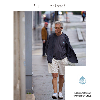有关related|小水滴|夏季时尚百搭高腰宽松短裤2025新款薄休闲裤