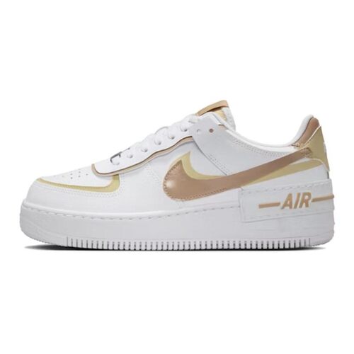 【攀登】 Nike 板鞋 低帮 春秋 白色 系带 厚底 女 防滑耐磨 圆头