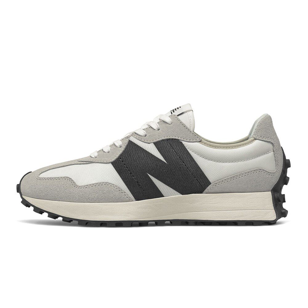 New Balance 跑步鞋 休闲 四季通用 低帮 圆头 系带 织物二层牛皮