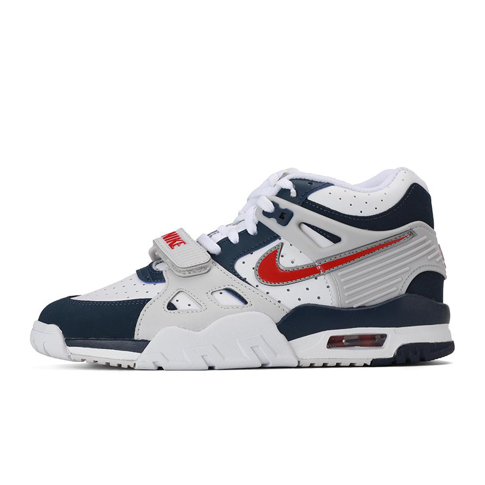 Nike Air Trainer 3 GS 中帮 篮球鞋 白灰蓝 男女同款