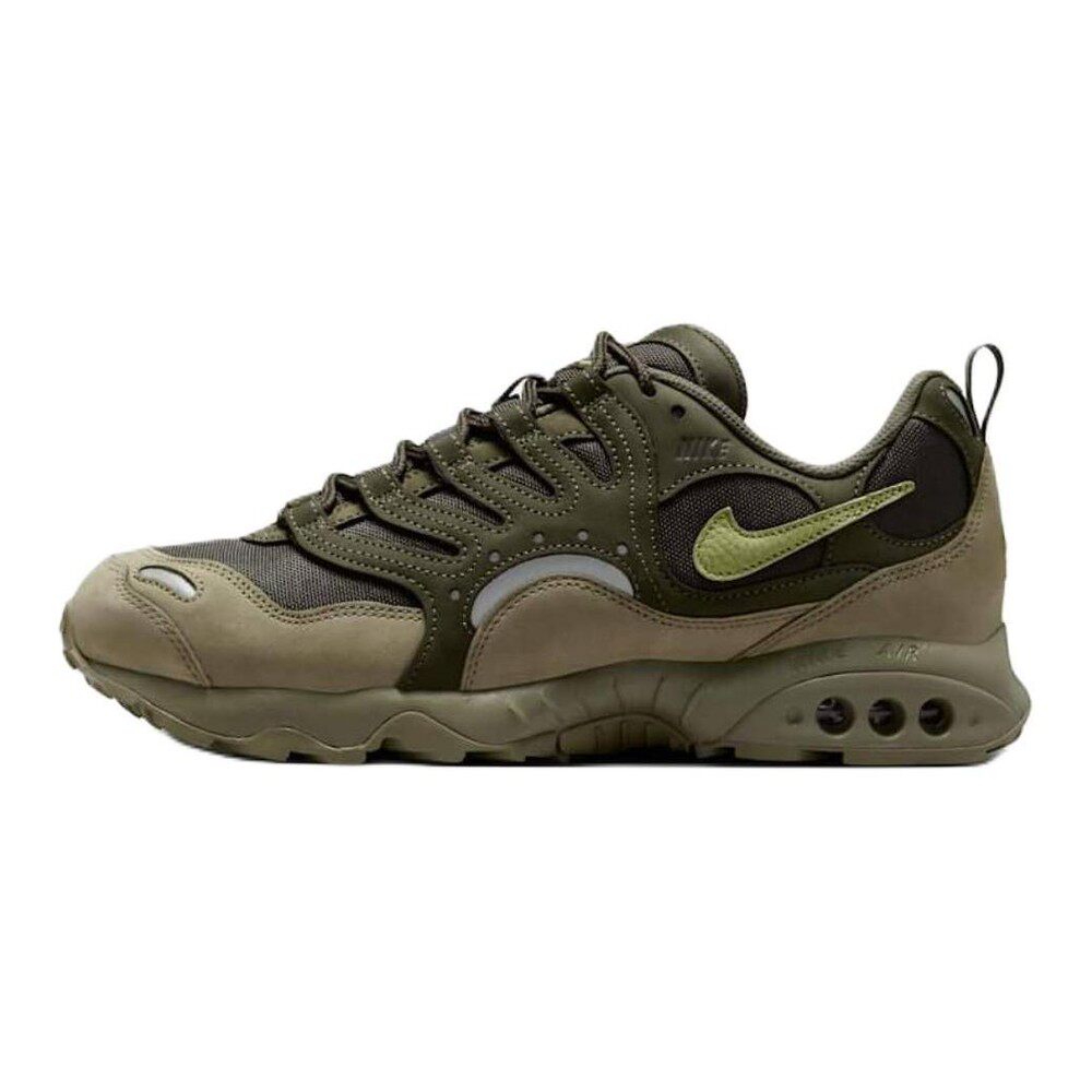 【攀登】 Nike 跑步鞋 男 系带 防滑耐磨 春秋 绿色 越野 圆头