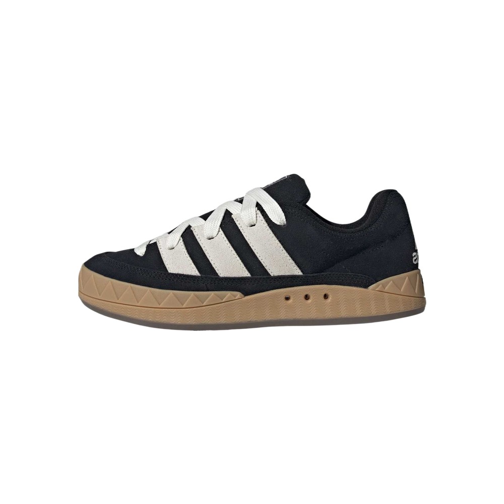 adidas 板鞋 男女通用 黑色 系带 四季通用 圆头 平跟