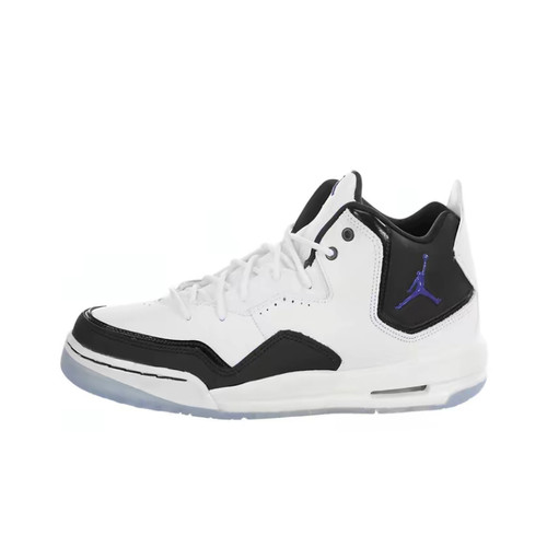 Jordan Courtside 23 织物 休闲舒适耐磨 中帮复古篮球鞋女款白黑