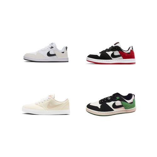【攀登】Nike SB 皮革绒面革 舒适百搭 低帮 儿童复古板鞋