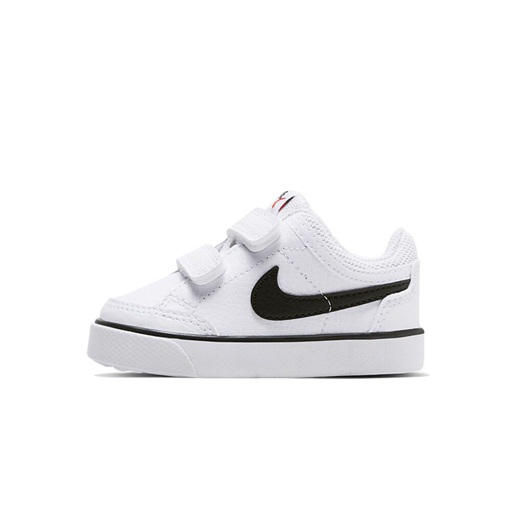 【攀登】Nike Capri 3 透气魔术贴舒适 低帮 板鞋 白色 婴幼童